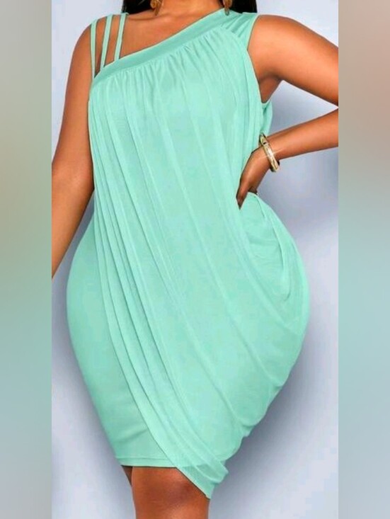 SHEIN Dresses & Skirts - SHEIN Mint Green Casual Tee Top